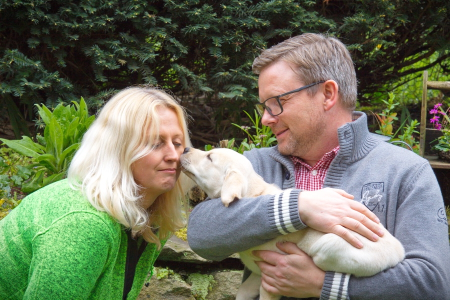 Christoph & Martina mit Bruno vom Oemberger Moor