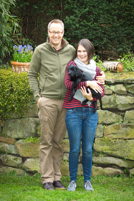 Claus & Julia mit Bailey vom Oemberger Moor